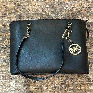 Large black Michael Kors tote